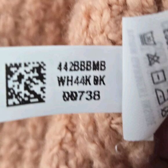 Aerie CozyUp WH44K0K‎ Womens Small Petite Peach Waffle Sweater Hoodie - Picture 7 of 7